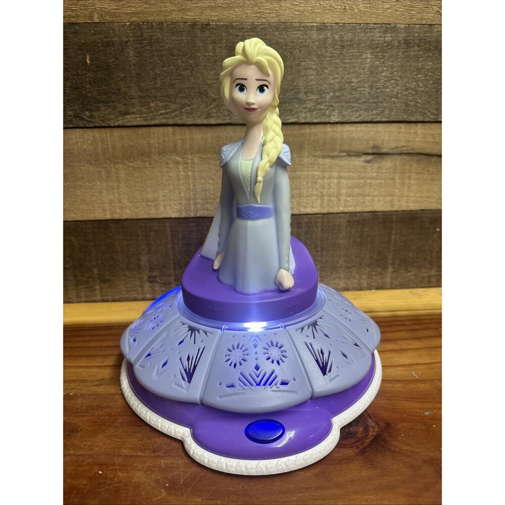 Disney Frozen Elsa Singing/Spinning Night Light Peachtree Playthings